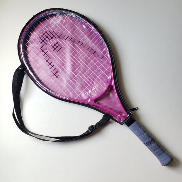 BARBIE HEAD JUNIOR SERIES 25 TENNIS RACQUET NWOT with Original Barbie Bag - Picture 3 of 10